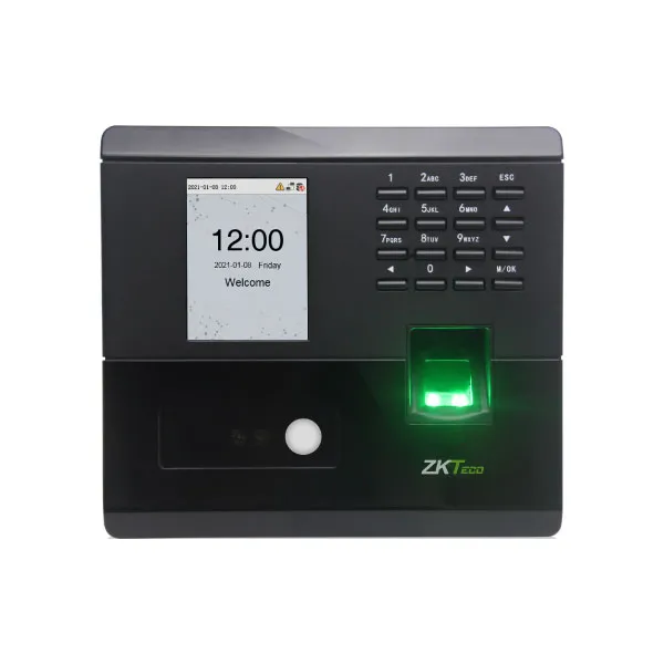 ZKTeco MB10-VL Black Time Attendance and Access Control Terminal with Visible Light Facial Recognition Features