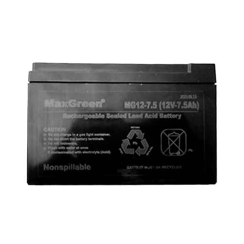 MaxGreen MG12-7.5 12V 7.5A UPS Battery MaxGreen MG12-7.5 12V 7.5A UPS Battery Price in Mymensingh Bangladesh. Buy MaxGreen MG12 UPS Battery from our SPI Computer, Shovo Photo Items at reasonable prices in Mymensingh Bangladesh.