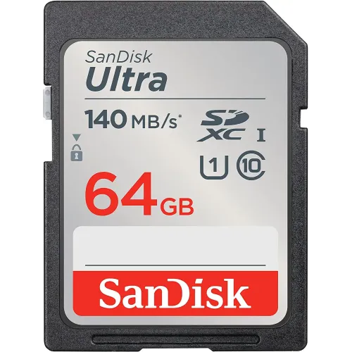 Sandisk Ultra 64GB 140Mbps SDXC UHS-I Memory Card